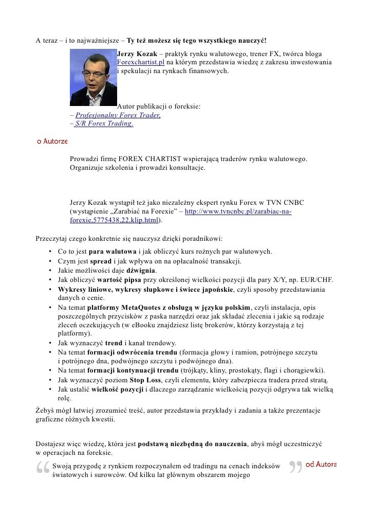 forex podstawy jerzy kozak